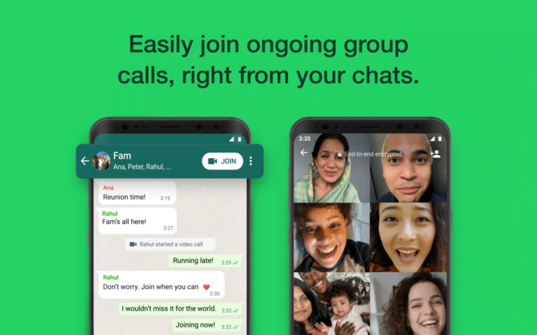 WhatsApp, birleştirilebilir arama özelliğini doğrudan grup sohbetlerine entegre ediyor