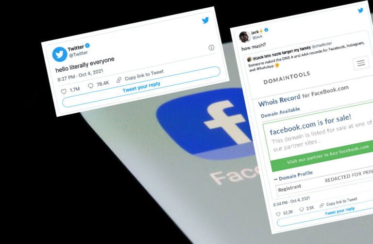 Twitter, Çöktüğünü Duyurmak İçin Twitter’a Gelen Facebook’u Makaraya Aldı