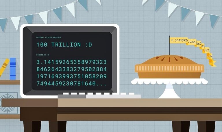 Google Ekibinden Pi Sayısı Rekoru