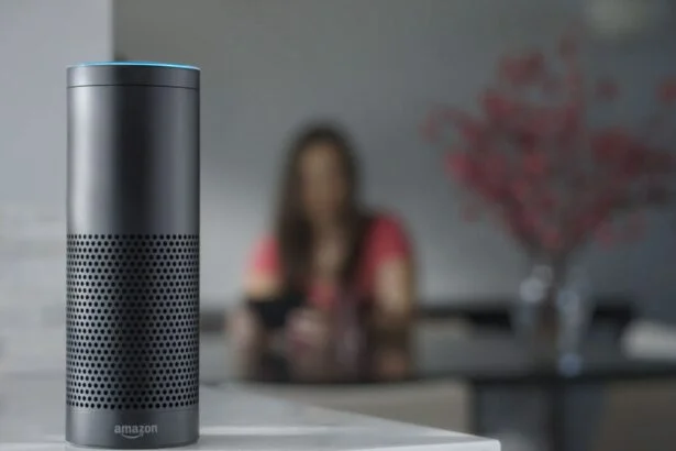 Alexa önde ve arka plan bulanık