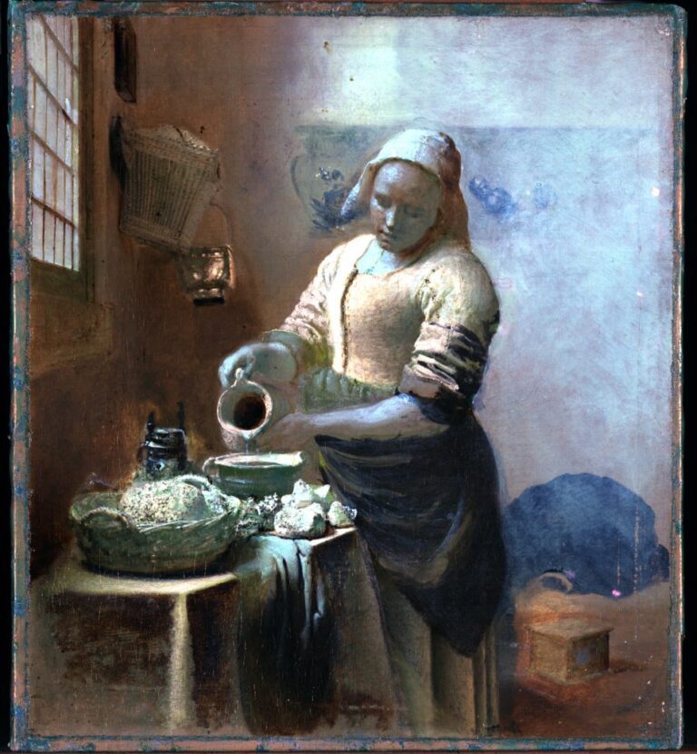 Vermeer’in Milkmaid Tablosunun Sırları X-Ray Teknolojisi Kullanılarak Keşfedildi