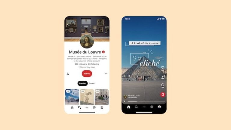 Pinterest, Size Louvre Müzesini Gezdirecek!