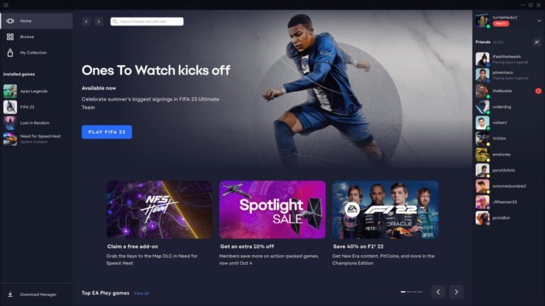 Origin’in Yerini Alacak EA’in Yeni PC Uygulaması Çıktı