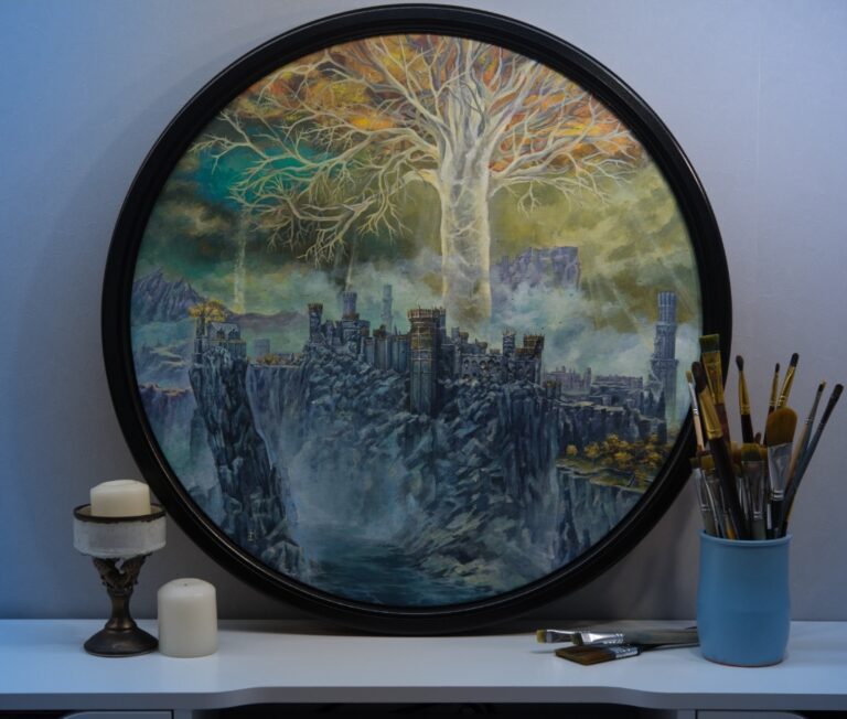 Bir Elden Ring Oyuncusu, Stormveil Castle’ın Tablosunu Çizdi