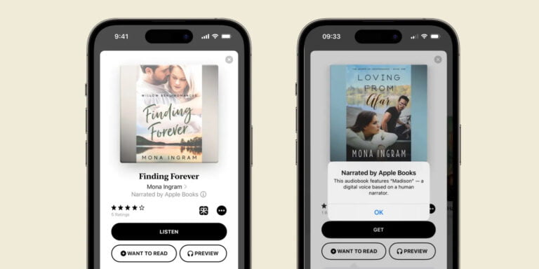 Apple, Sesli Kitapları Yapay Zekâ Tarafından Seslendirmeye Başladı