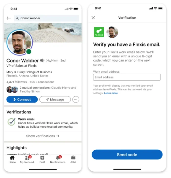 linkedin-verify