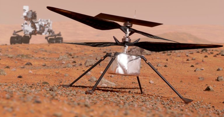 NASA’nın Mars Helikopteri Ingenuity, Rekor Kıran İlk Uçuşunu Gerçekleştirdi