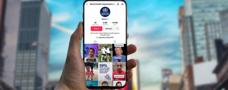 TikTok, Dünya Sağlık Örgütü İle İş Birliği Yapıyor