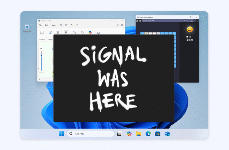 Signal’dan Yeni Güvenlik Hamlesi: Windows’ta Ekran Görüntüsü Almayı Engelliyor!