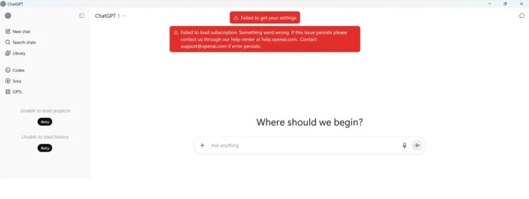 ChatGPT “Konuşma Yüklenemiyor” Hatası Nasıl Düzeltilir?