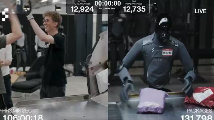 Geçtiğimiz Mayıs ayında Figure AI, insansı robotunu gerçek bir depo işçisiyle 10 saat boyunca karşı karşıya getirdi ve sonucu canlı yayında dünyaya izletti.