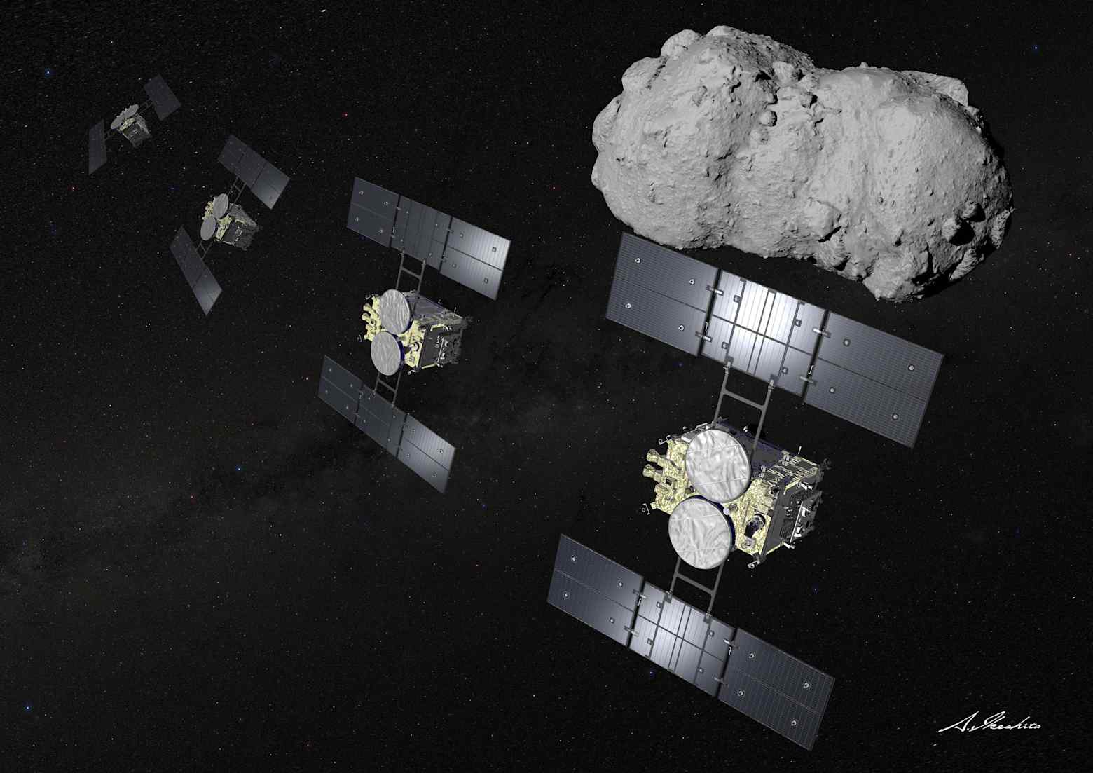Hayabusa2'den Tarihi Geçiş: İnsanlık Torifune Asteroidini İlk Kez Yakından Gördü