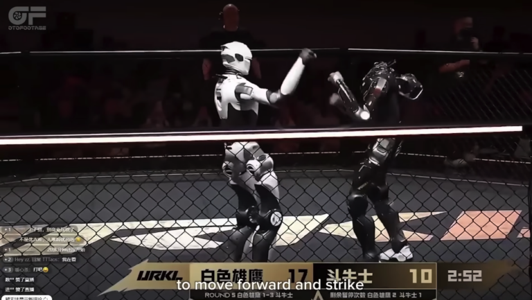 İnsansı Robot MMA Turnuvasında Şoke Eden An: Robotun Kafası Koptu