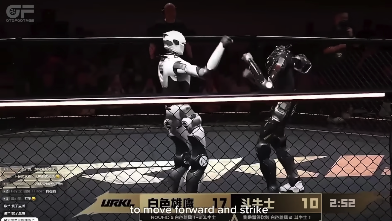 İnsansı Robot MMA Turnuvasında Şoke Eden An: Robotun Kafası Koptu