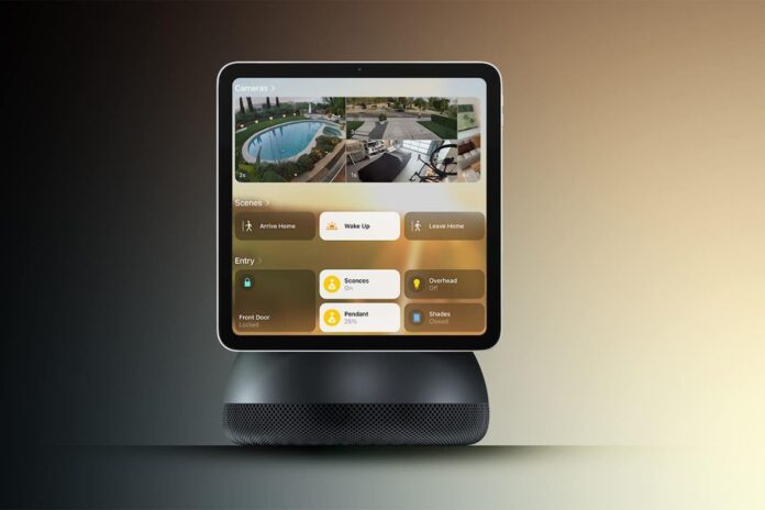 Apple HomePad akıllı ev merkezi tasarım konsepti