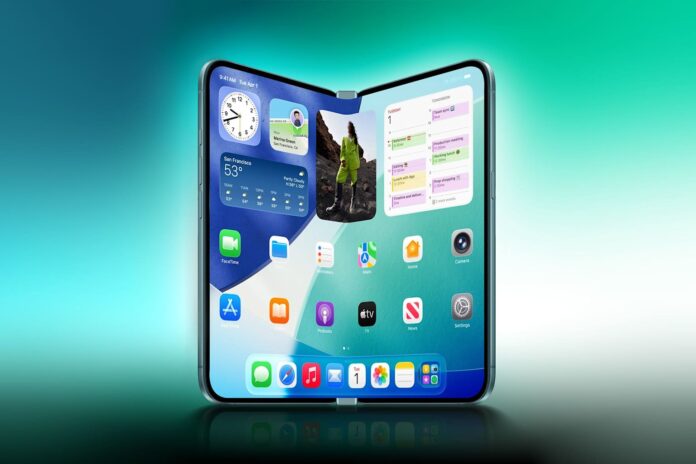 Apple katlanabilir iPhone konsept görseli