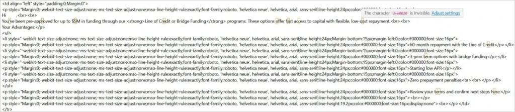 E-postadaki Unicode karakterler
Kaynak: Microsoft