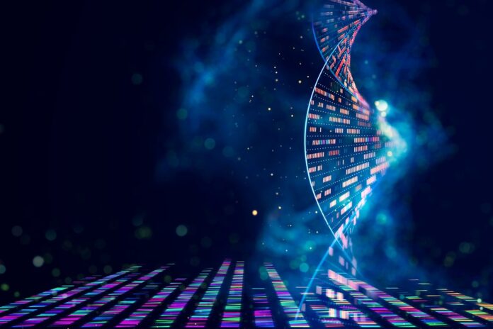 Google DeepMind AlphaGenome Atlas - insan genomu görselleştirmesi