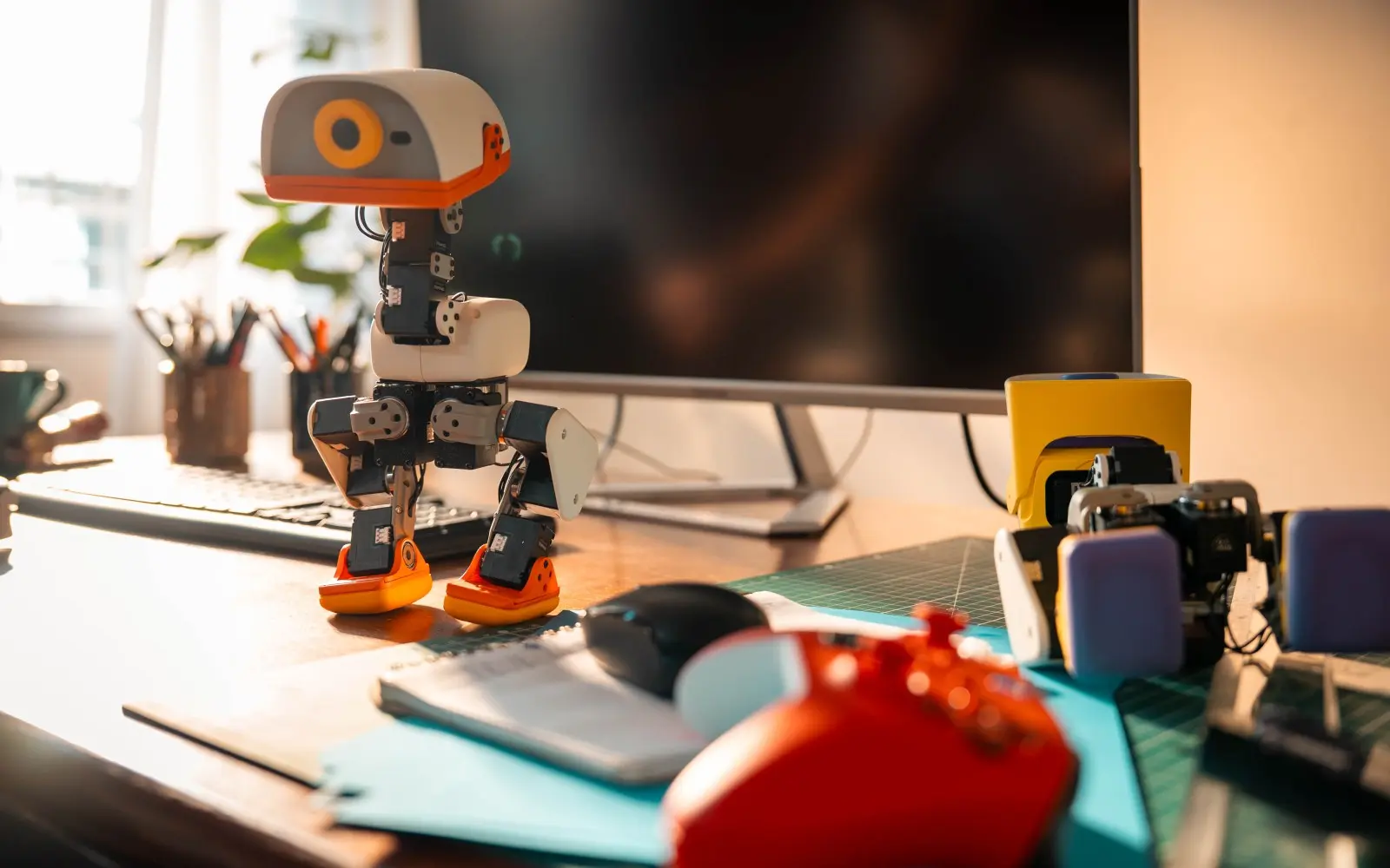 Hugging Face Microduck ördek robotu