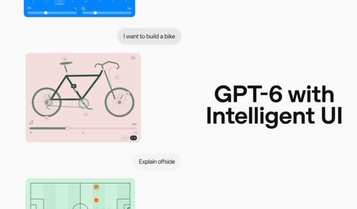 OpenAI GPT-6 Intelligent UI görseli