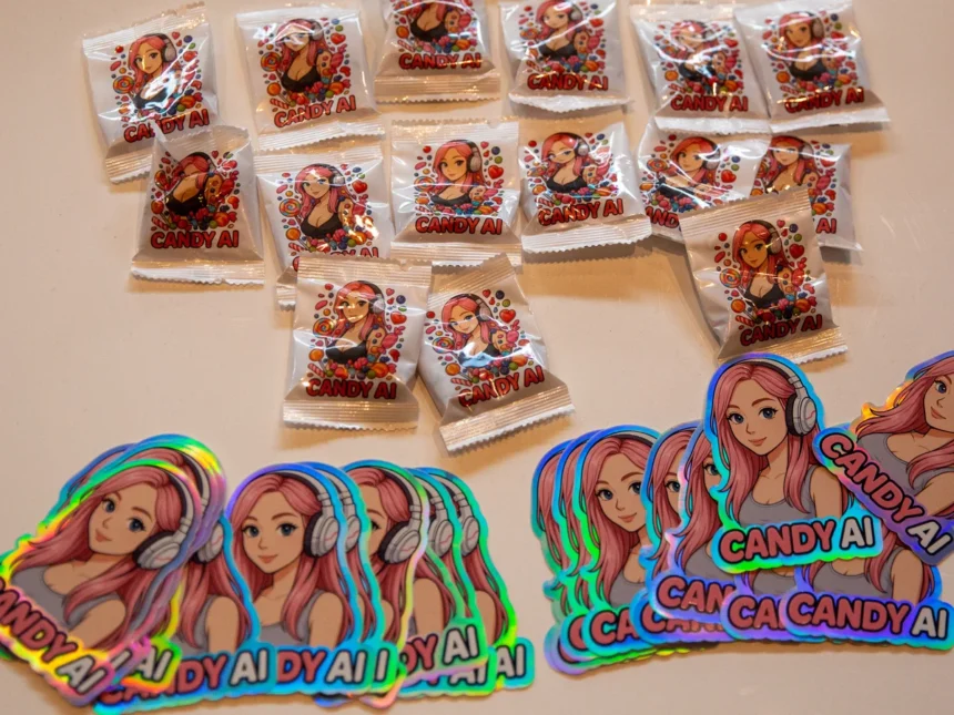 Prag'daki TES konferansında ürünler.