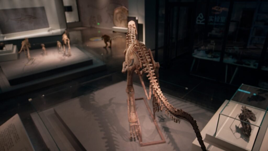 Dobot'un canlandırdığı dinozor robotun adını aldığı Sinosauropteryx, yaklaşık 130 milyon yıl önce yaşamış küçük, tüylü bir dinozordu.