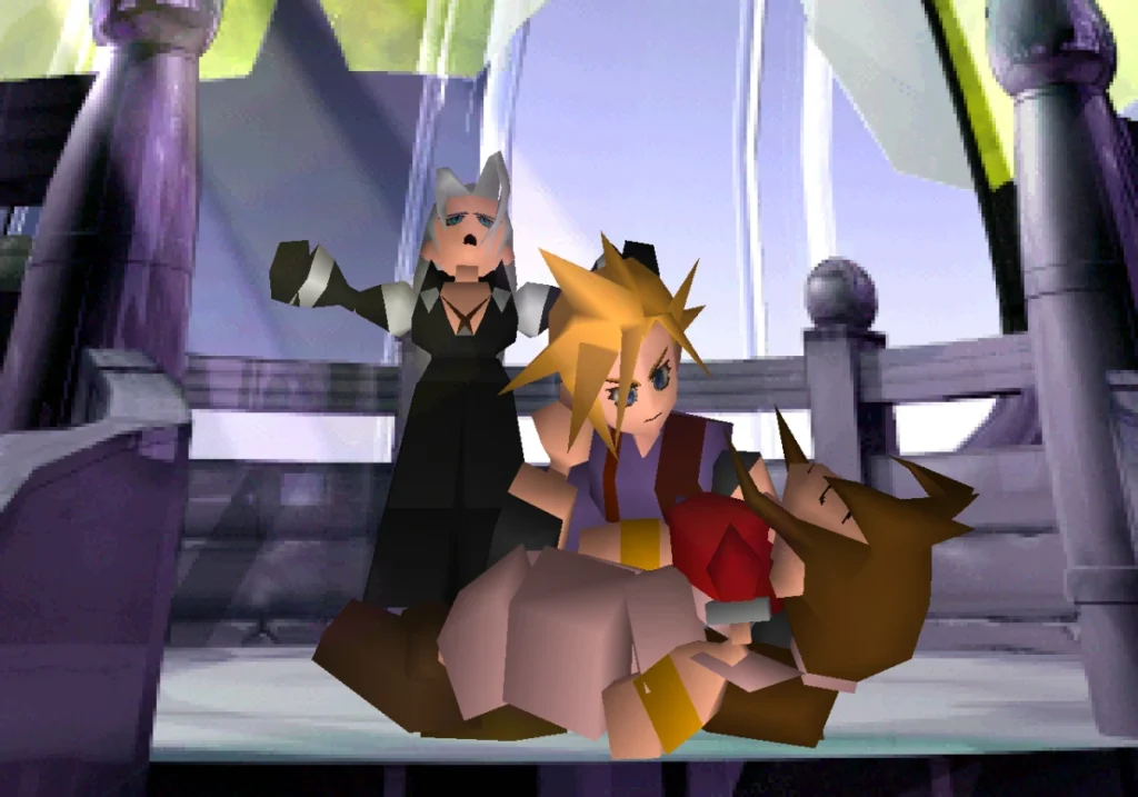 Final Fantasy'nin 1997'deki ilk versiyonunundan bir kare