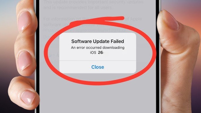 Bazı kullanıcılar iOS 26  indirirken "Yazılım Güncelleme Başarısız - iOS 26 indirilirken bir hata oluştu" mesajı aldıklarını raporluyor.