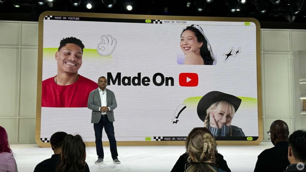 YouTube’un yıllık ‘Made on YouTube’ etkinliğinden bir kare.