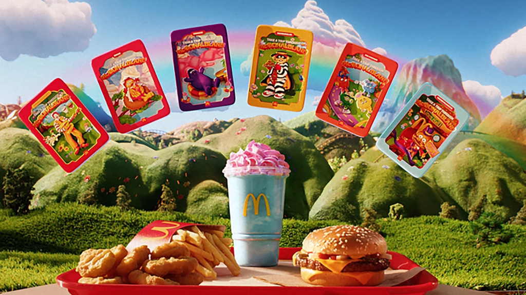 McDonald’s’ın sınırlı süreli McDonaldland Meal menüsü.