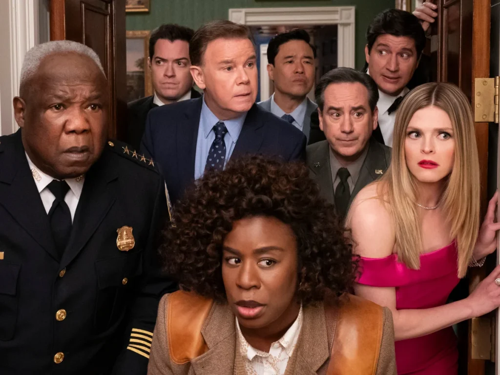 Beyaz Saray'da geçen bir polisiye roman harika bir fikir ve bu komik gizem romanında, Avustralya'yı onurlandırmak için düzenlenen bir devlet yemeği sırasında binanın baş görevlisinin öldürülmesi çok iyi işlenmiş. Uzo Aduba, kuş gözlemciliğini tercih etmesine rağmen gizemleri çözmede çok başarılı olan, düşünceli ve keskin zekalı dedektif Cordelia Cupp'ı canlandırıyor. Komik ve gerilim dolu bu dizi, tam da böyle bir hikayenin olması gerektiği gibi ve Aduba, zeki bir dedektifi oynamak için mükemmel bir seçim (tweed ceketiyle de çok yakışıyor). —