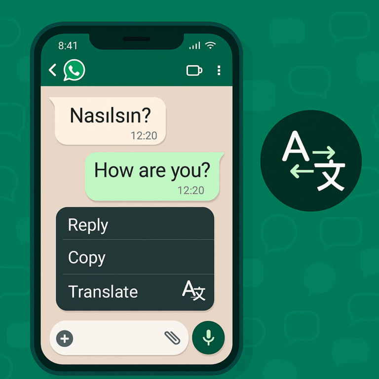 WhatsApp Mesaj Çeviri Özelliğini Kullanıma Sundu