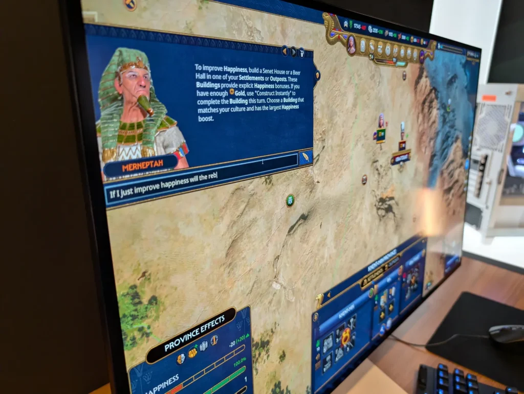 NVIDIA'nın CES 2026'da sunduğu demolardan biri, oldukça karmaşık bir strateji oyunu olan Total War: Pharoah için bir eğitim amaçlı sohbet robotuydu